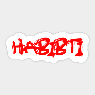 Habibi Sticker